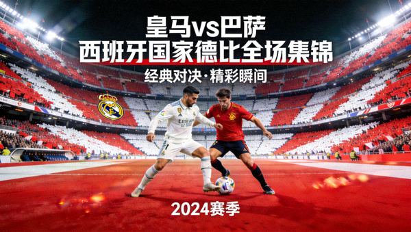 皇马对阵巴萨西班牙国家德比全场集锦封面图